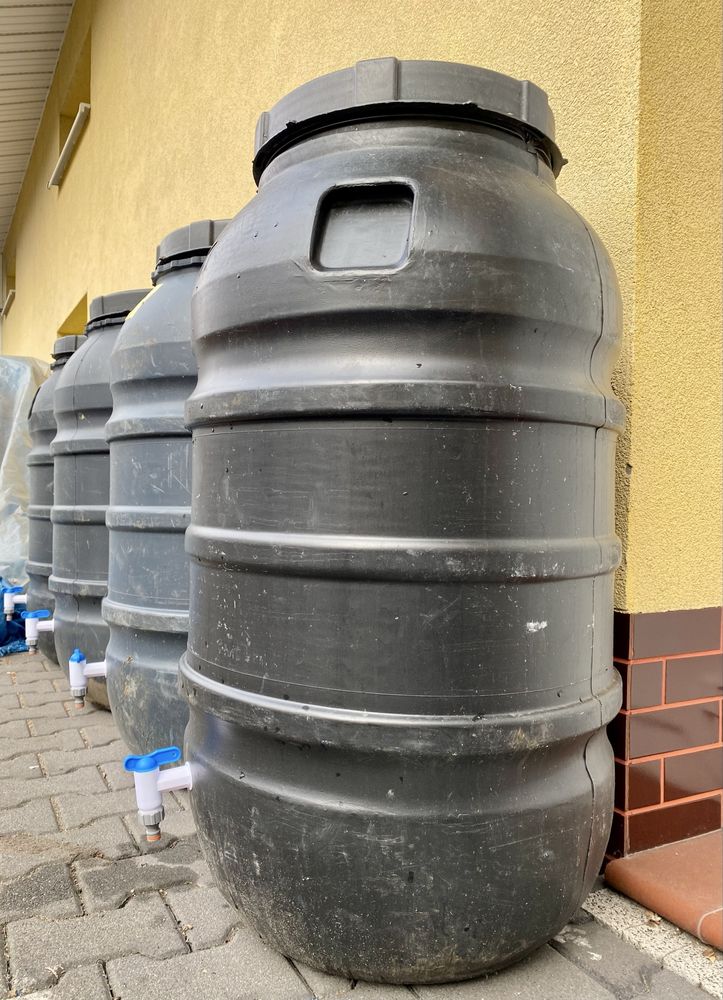 Beczka po spożywce 200l 220l na deszczówkę do ogrodu działkę wodę