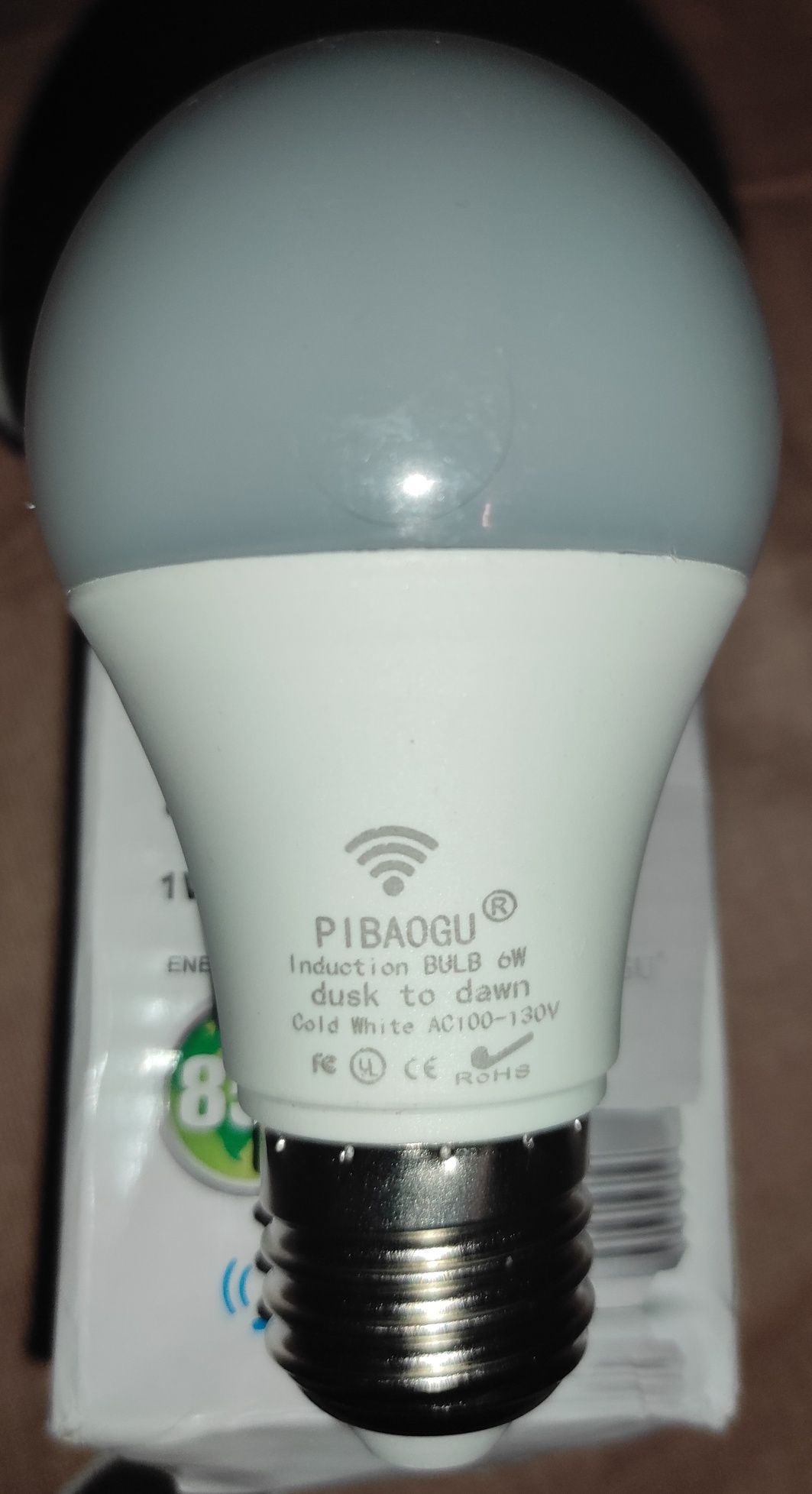 Лампа світлодіодна з датчиком руху 100-130 v
