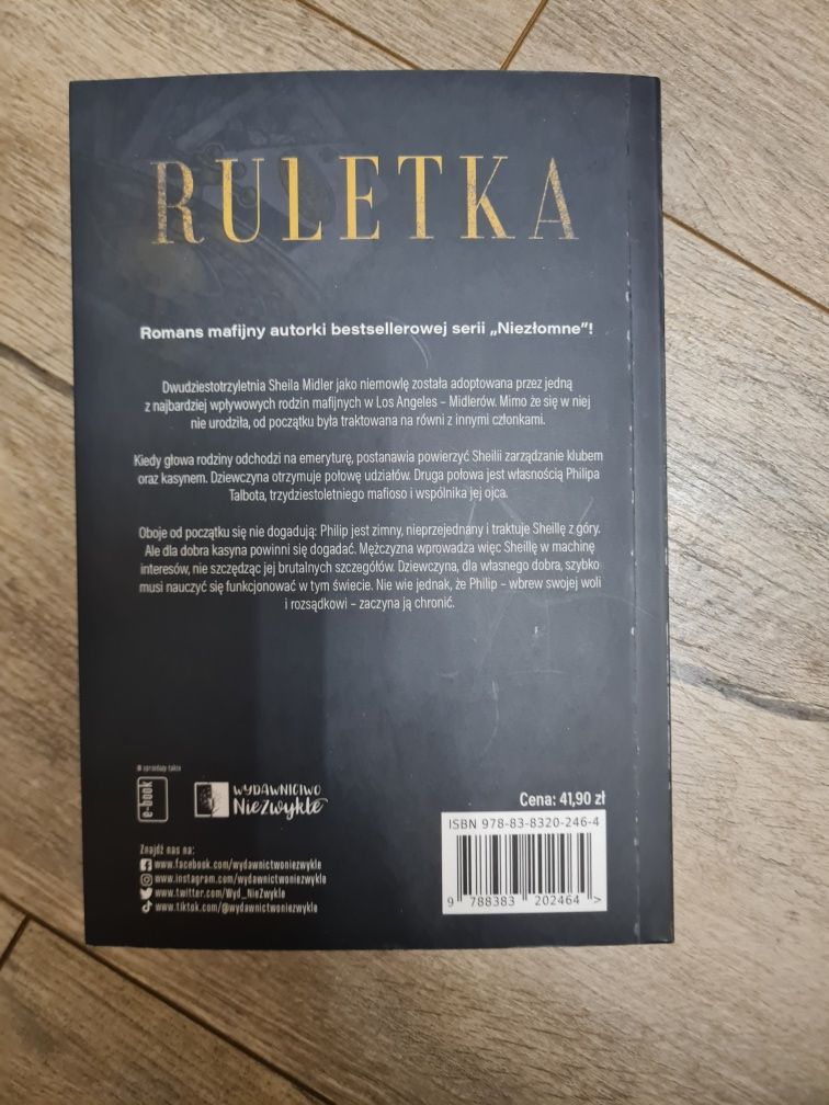 Książka " Ruletka " Joanna Chwistek