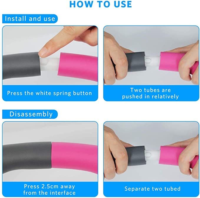 Акція розпродажа Обручі Hula фітнес-хула-хуп знімний обруч