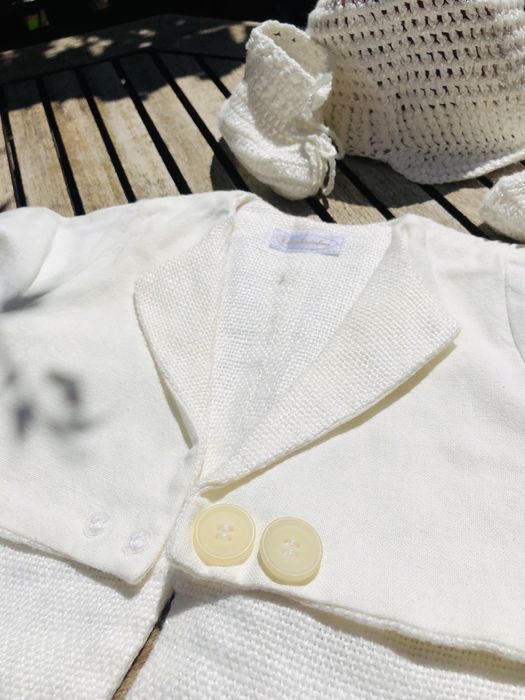 Komplet na chrzciny-chłopiec 6m-cy