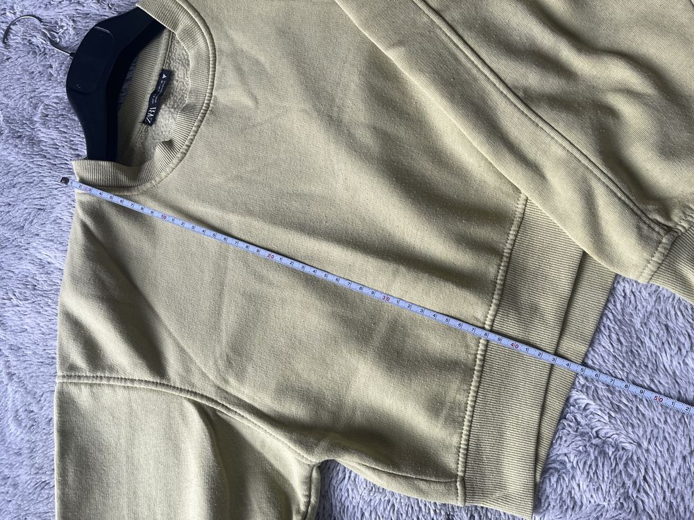 Bluza Zara rozmiar S 50% bawelna kolor oliwkowy