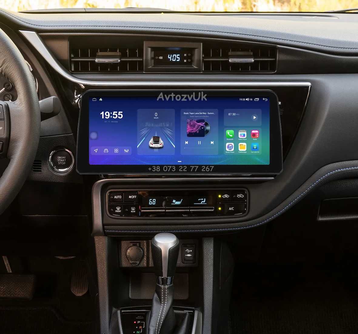 Магнитола COROLLA Toyota AURIS GPS Аурис USB E210 CarPlay Android 14