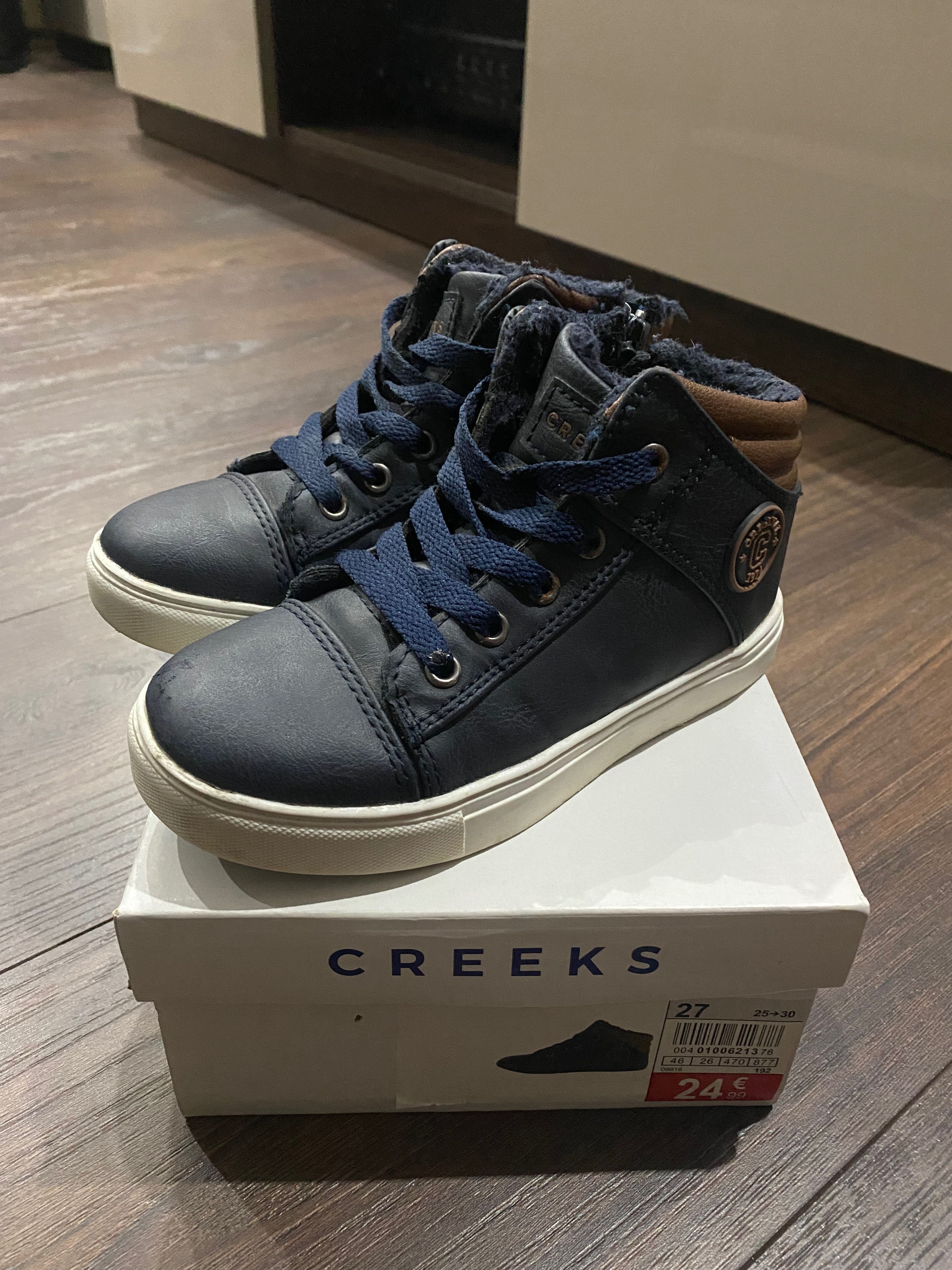 Buty creeks r27  chlopiece lekko ocieplane