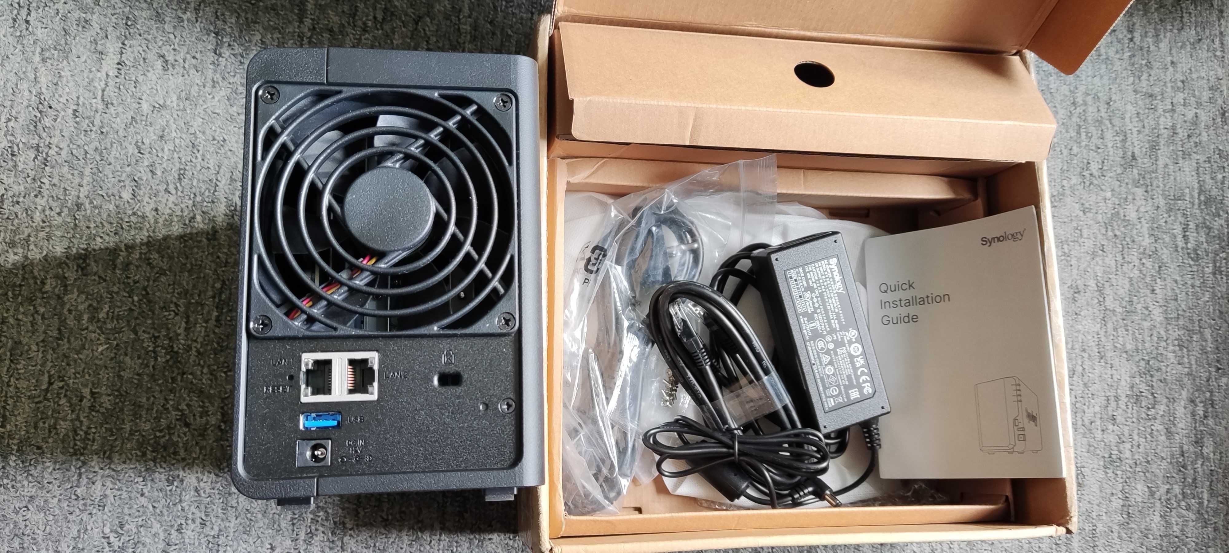 Synology DS224+ 2GB RAM (QuadCore CPU, Docker) DSM 7.2.2
