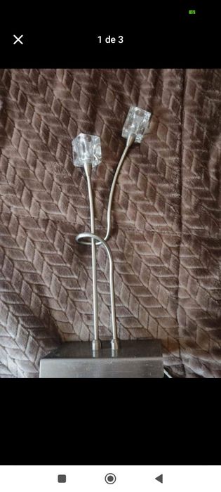 Conjunto de candeeiro de teto e de mesa