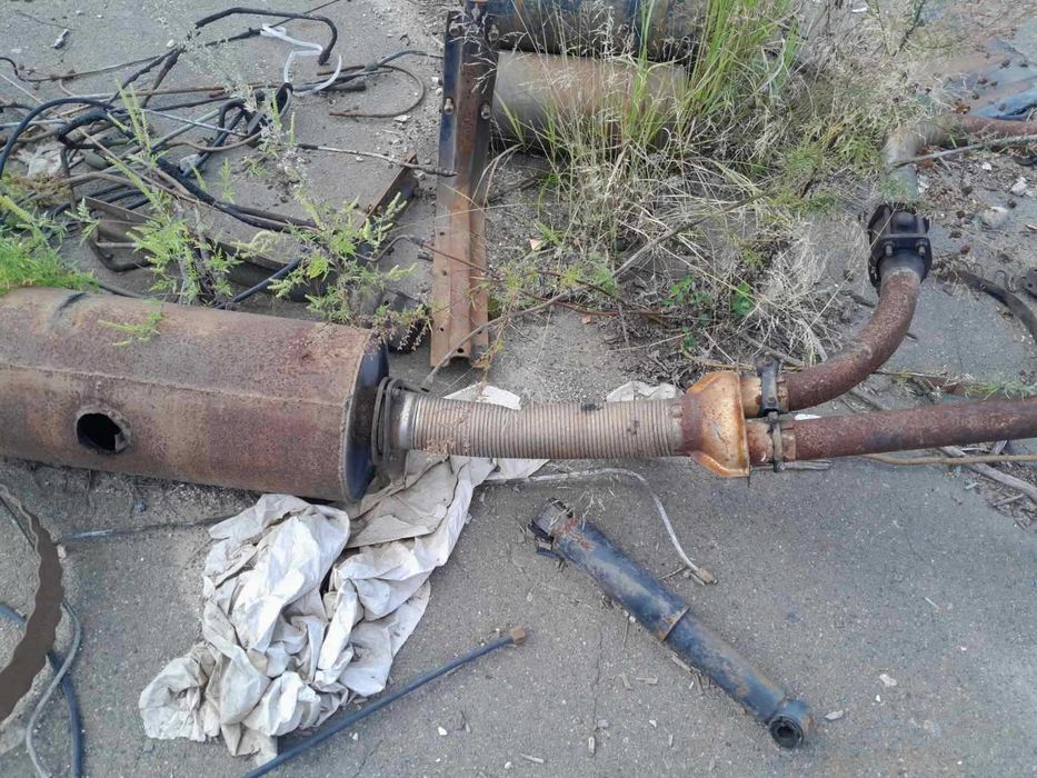 Система виводу вихлопних газів КАМАЗ в зборі