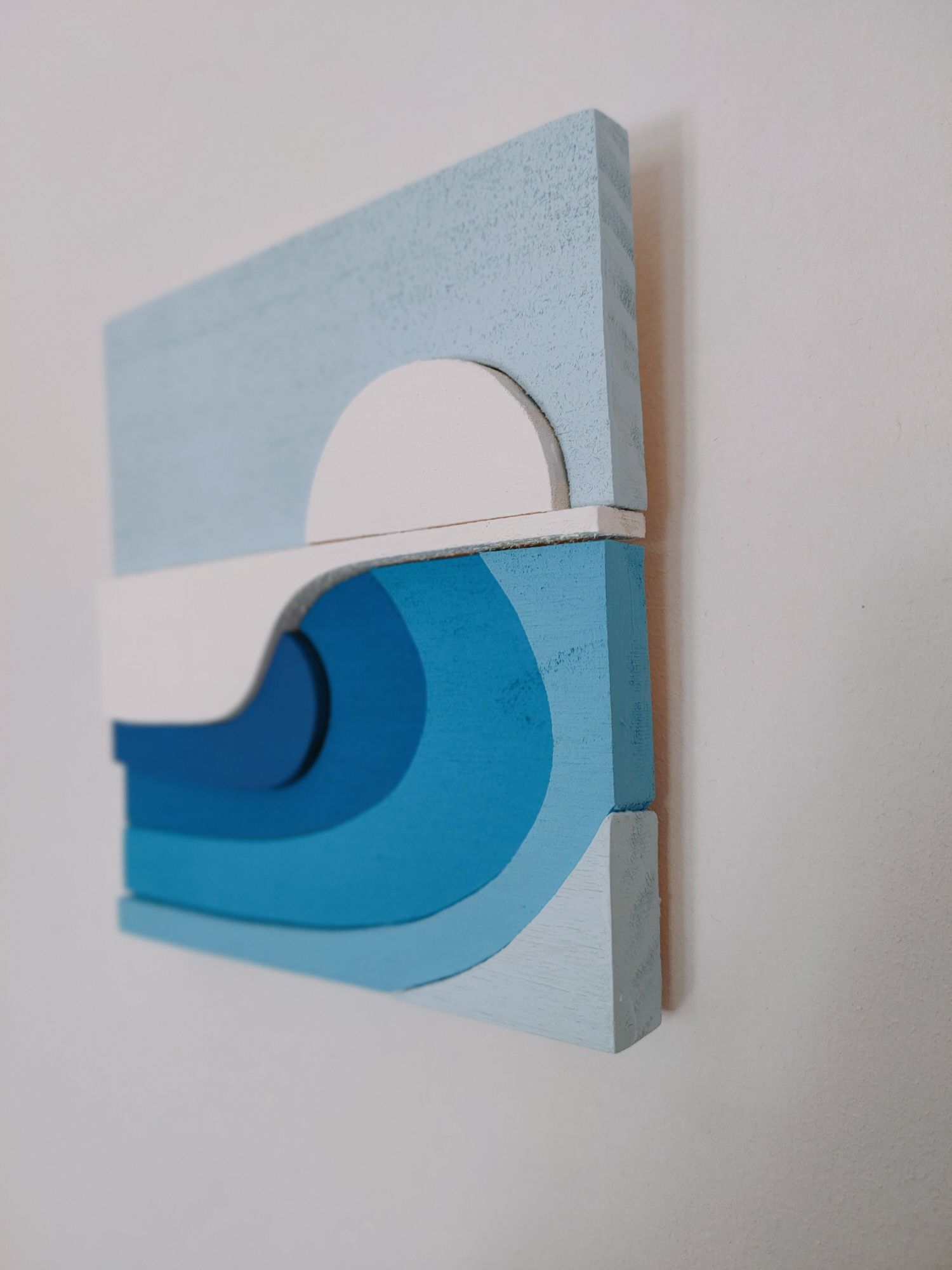Quadro em madeira e 3D feito á mão