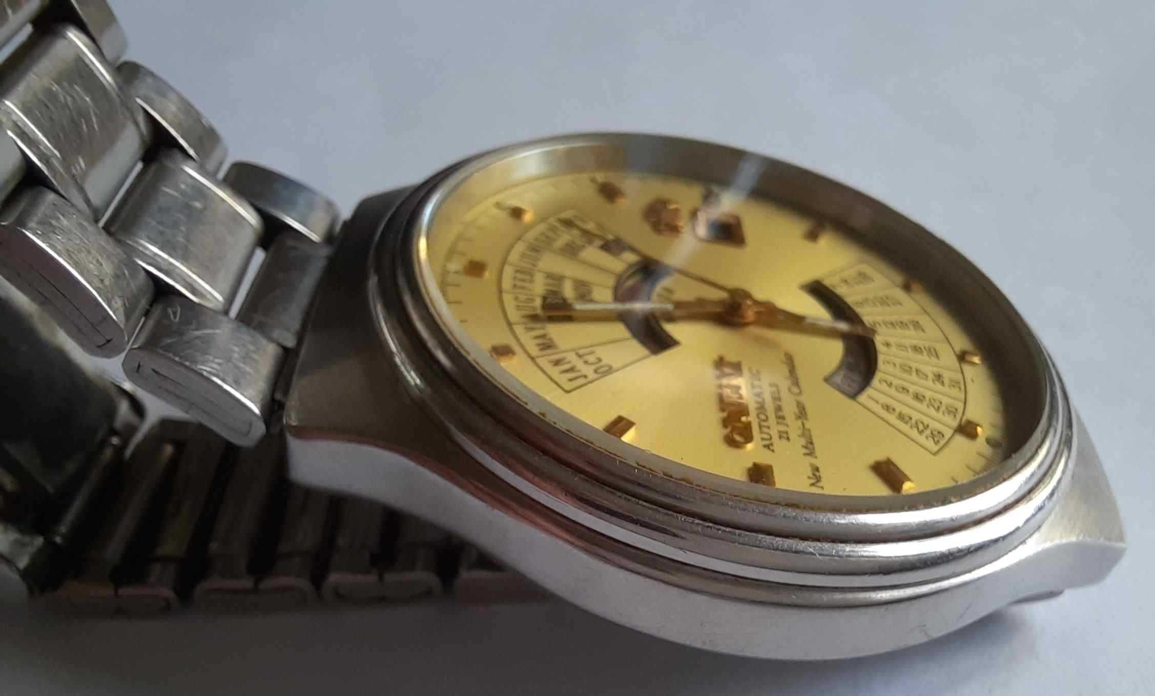 Orient Automatic Multi Year Calendar Zegarek Męski Vintage