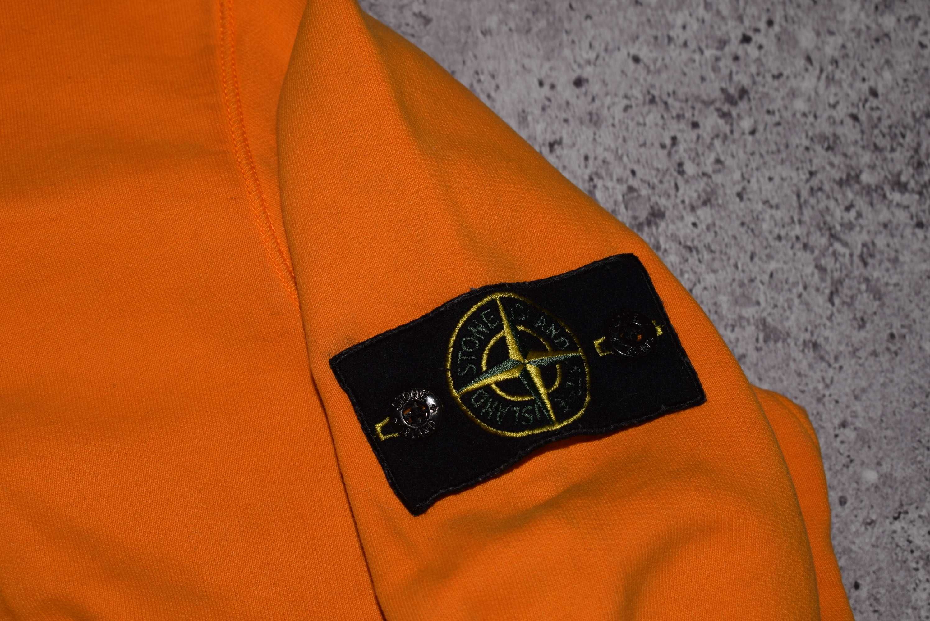 Stone Island Sweatshirt Orange (Оригинал, Мужской Свитшот Кофта Стон )