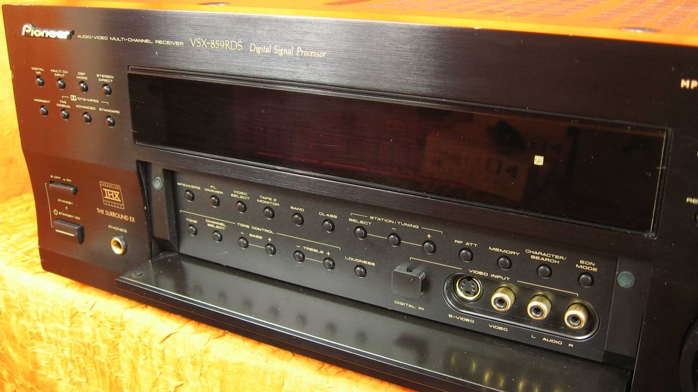 POTĘŻNY Pioneer VSX-859RDS AMPLITUNER wzmacniacz Wejścia optyczne 18kg