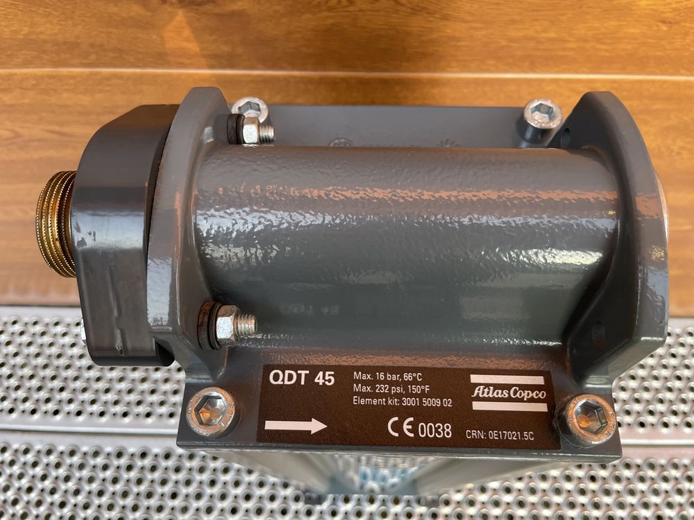 Atlas Copco QDT45 Filtr oparów oleju Kompresor Sprężarka Profesjonalny