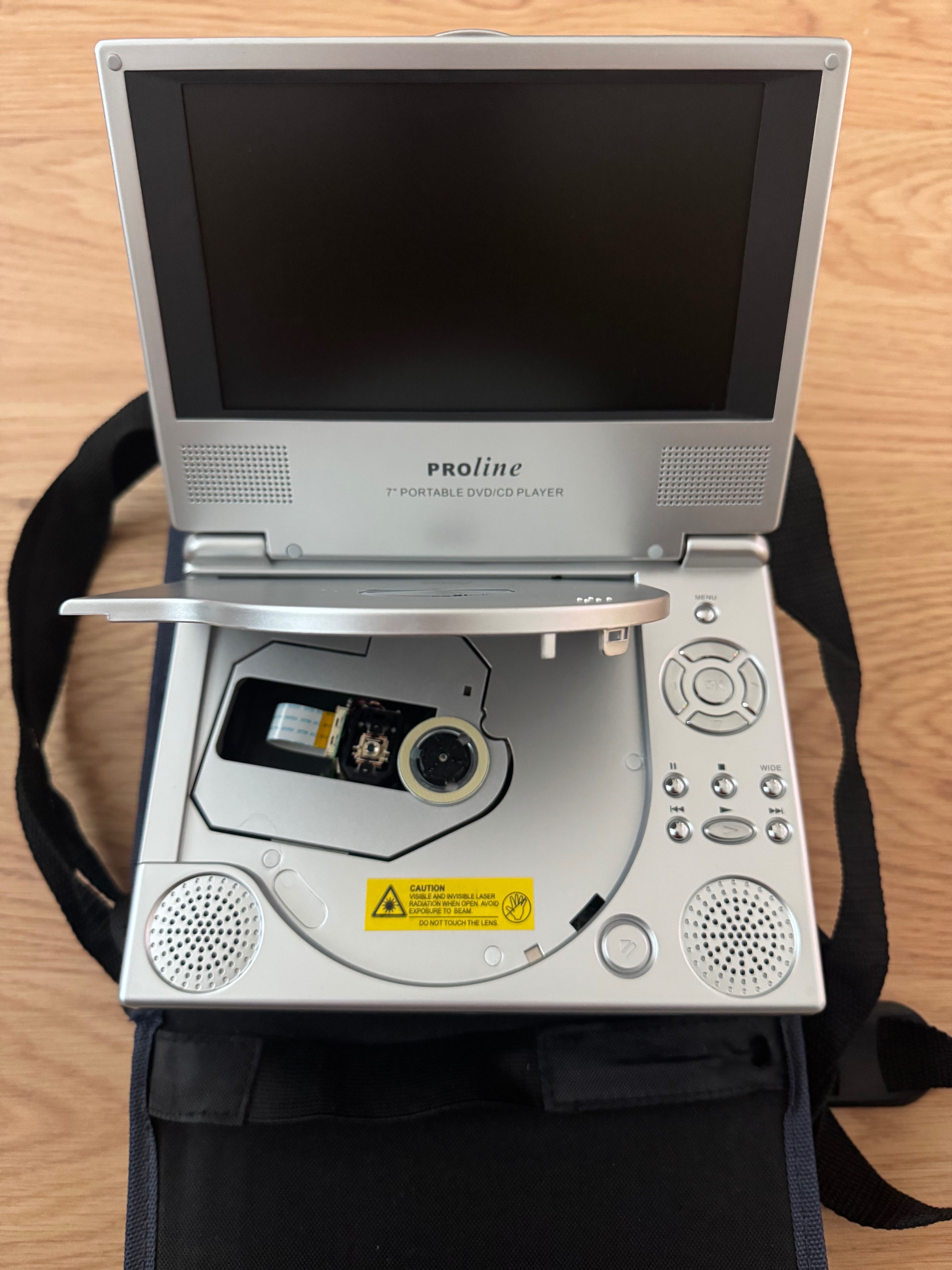 Leitor de DVD/CD portátil PROLINE