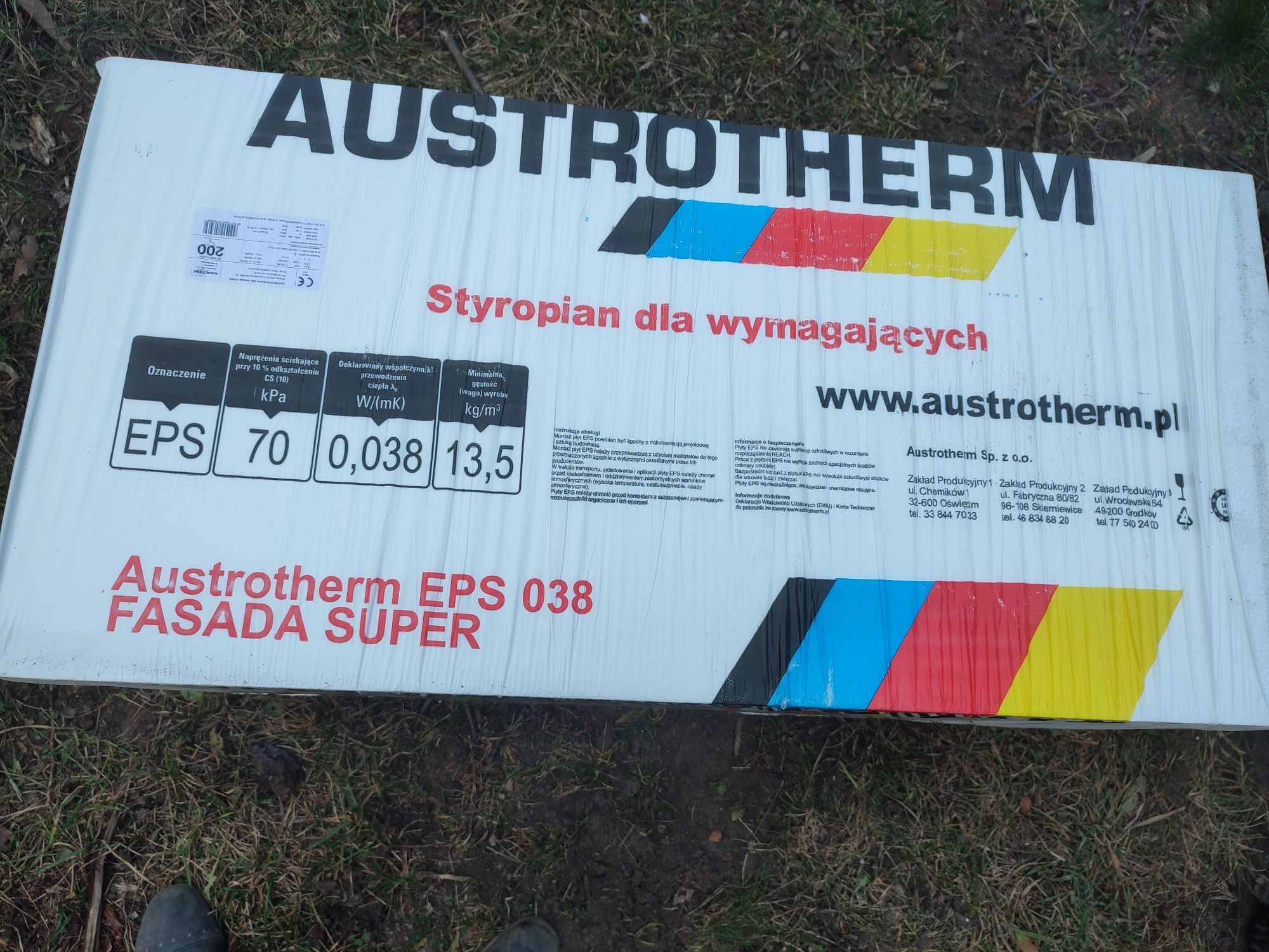 Styropian Austrotherm eps 20 cm