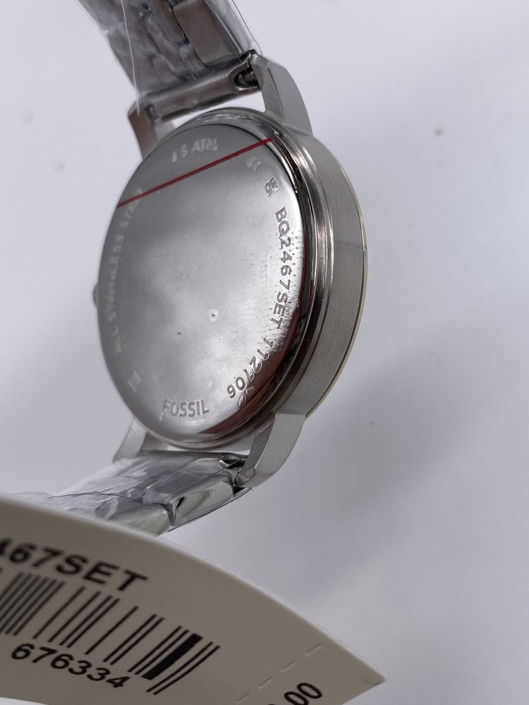 Zegarek damski męski Fossil zestaw upominkowy komplet zegarków Prezent