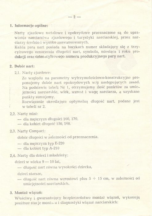 Narty Polsport Compact E-222