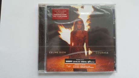 Celine Dion Courage Nowa płyta w folii na prezent