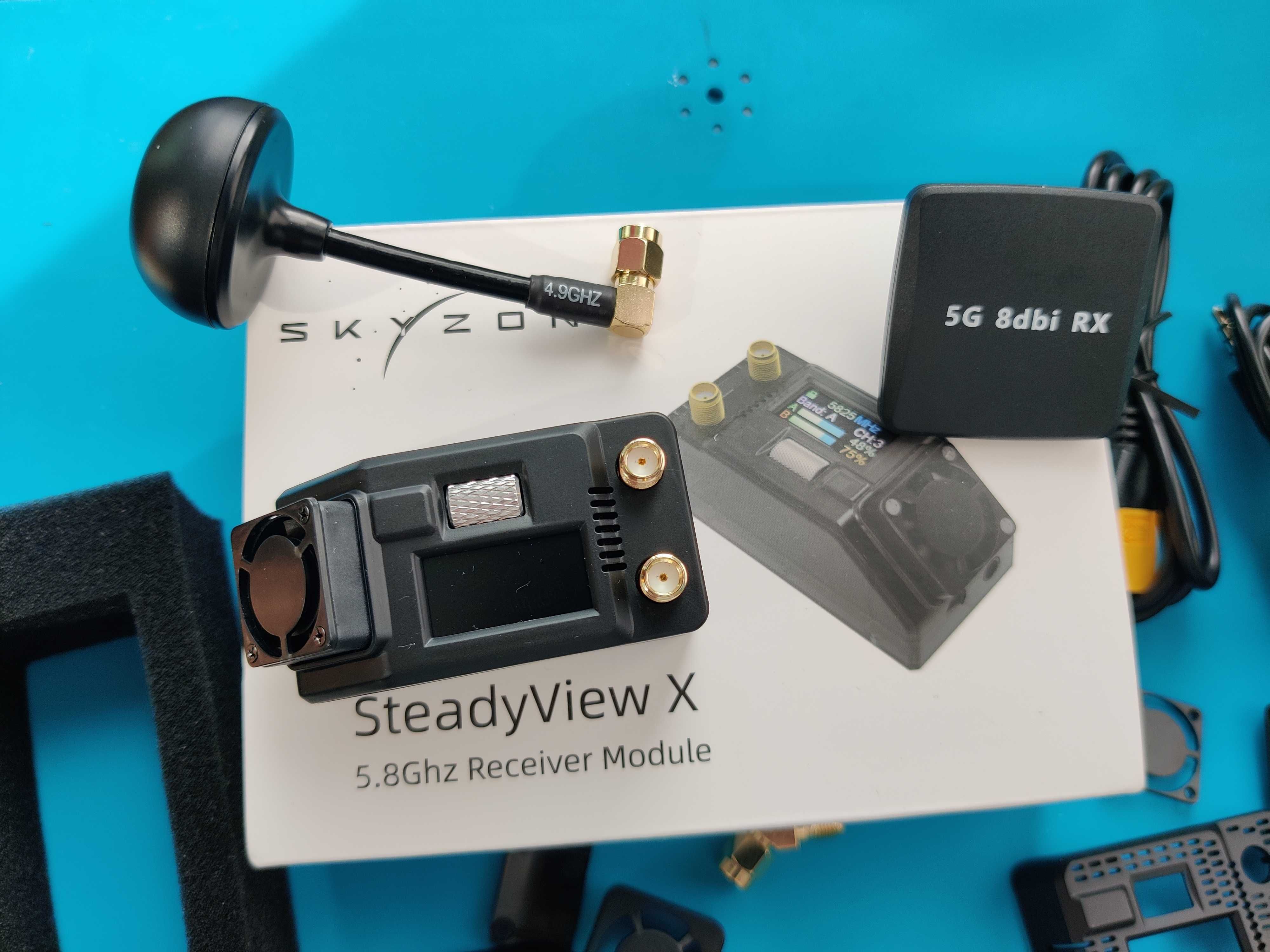 Приймач SKYZONE SteadyView X 4.9/5G SKY04/COBRA/Fatshark FPV Receiver