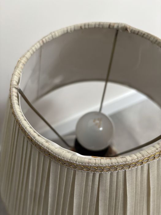 Lampka ceramiczna porcelanowa z ręcznie malowanym chińskim wzorem