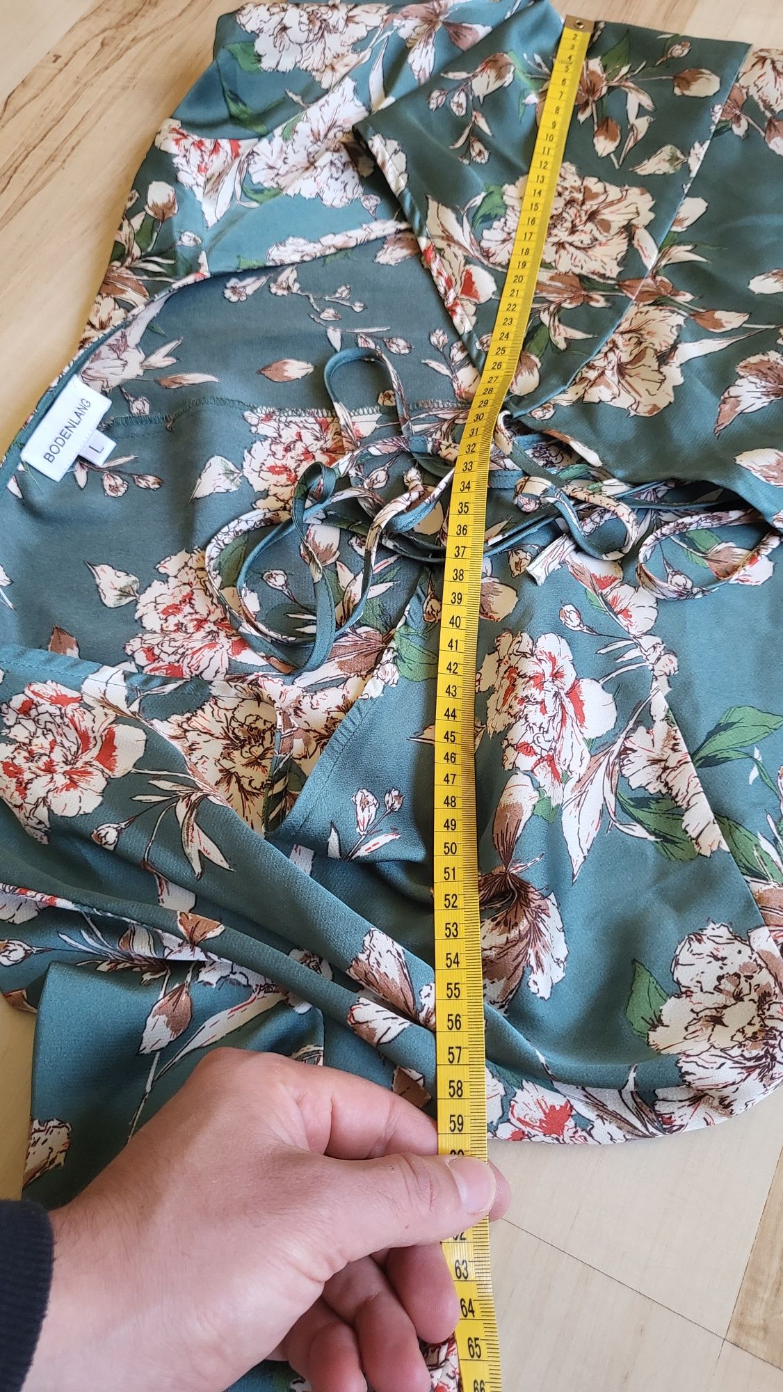 Bodenlang L Piękna suknia kimono szlafrok silk jedwab