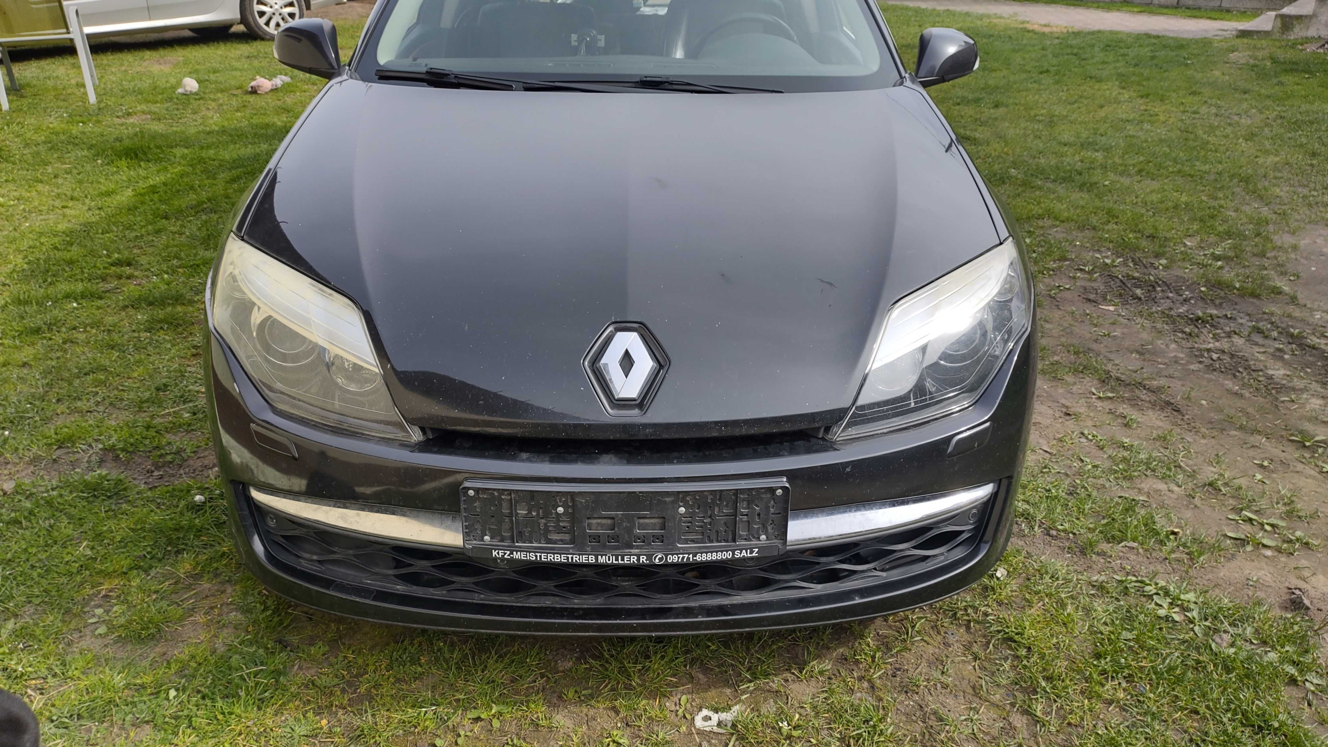 Renault Laguna 3 Maska Przód 2010 rok Czarna NV 676