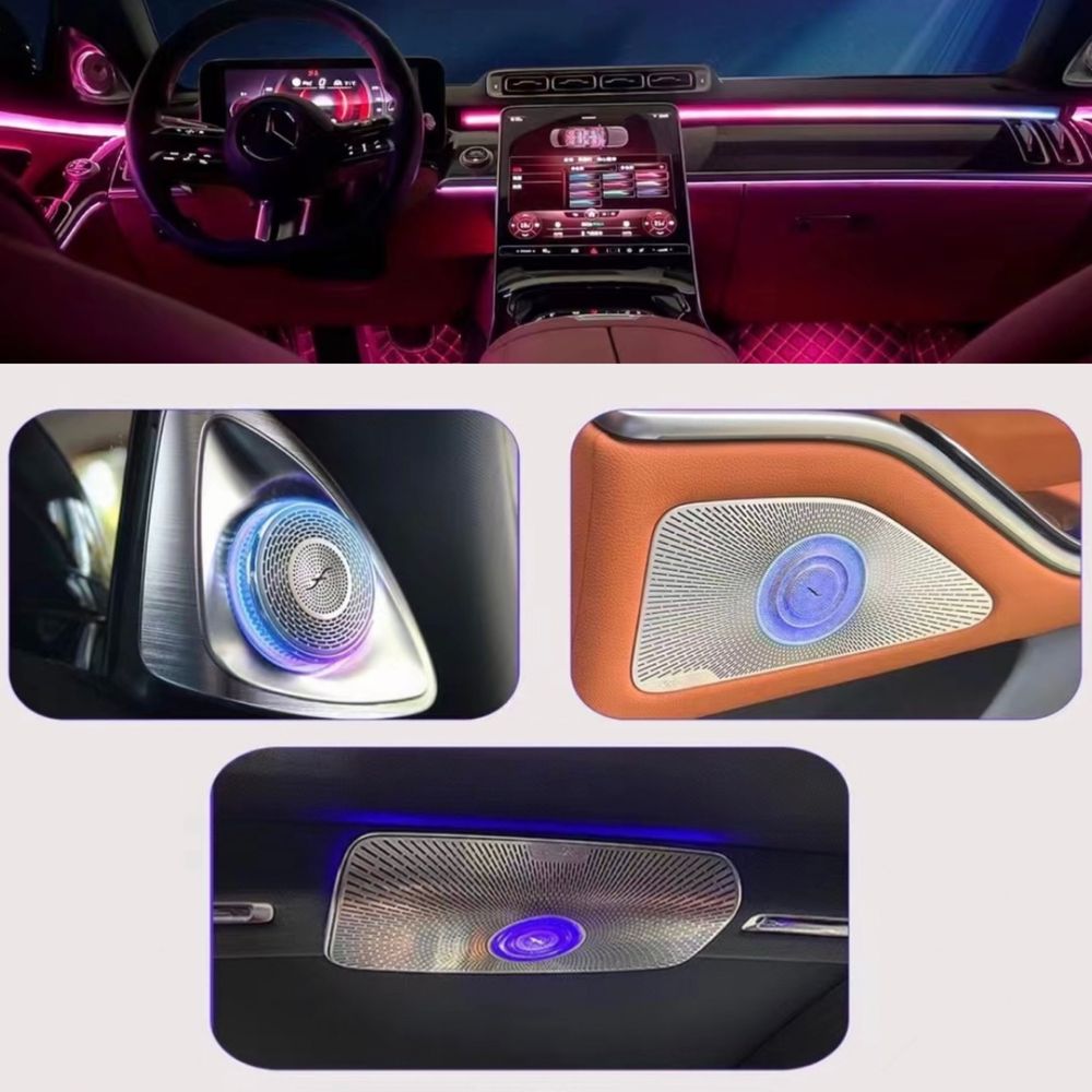 динамики burmester mercedes w223 S class ambient light