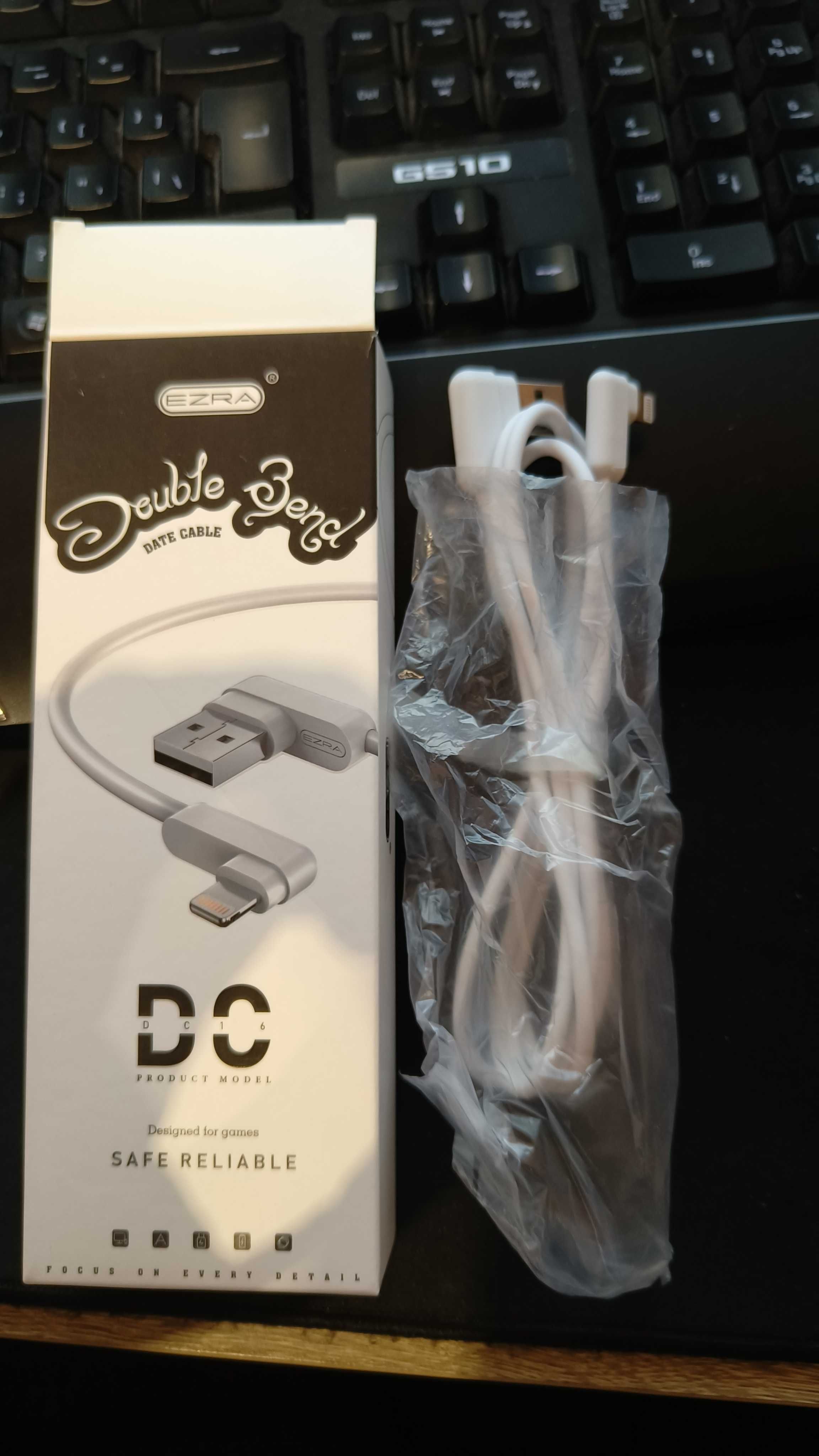 Kabel USB do Apple lightning kątowy EZRA