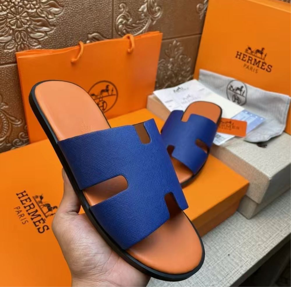 Мужские шлепанцы Hermes