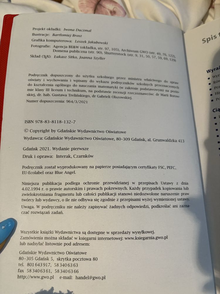 Podręcznik matematyka z plusem 3 klasa