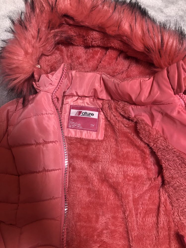 курточка зима дитяча для дівчинки 1 рік