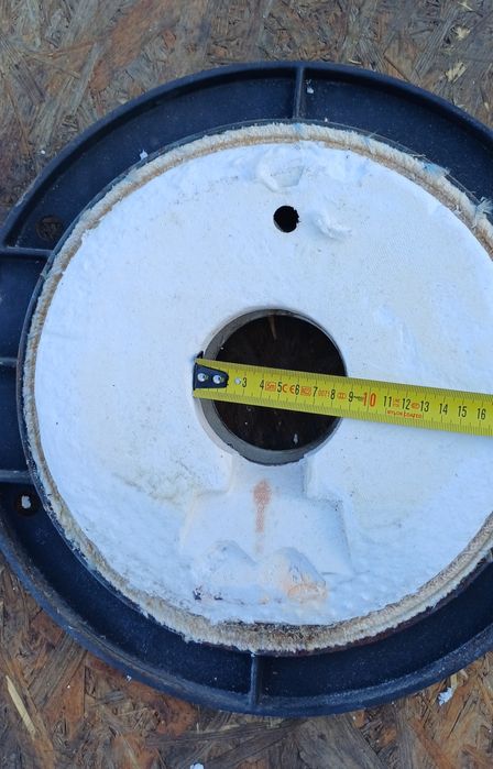 Drzwiczki pieca z ociepleniem palnik gazowy Giersch