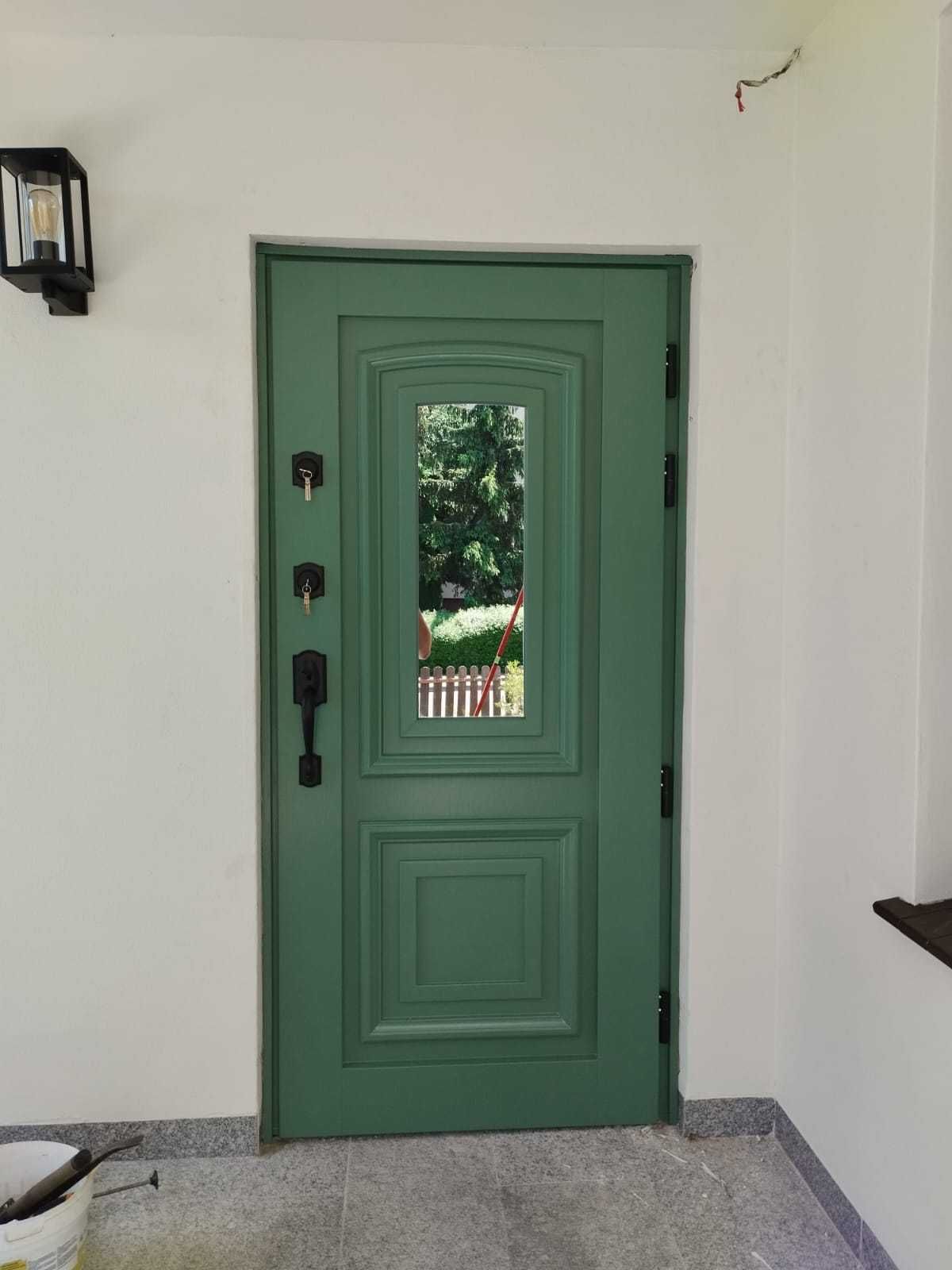 Drzwi do domu wejściowe zewnętrzne  dębowe dostawa GRATIS
