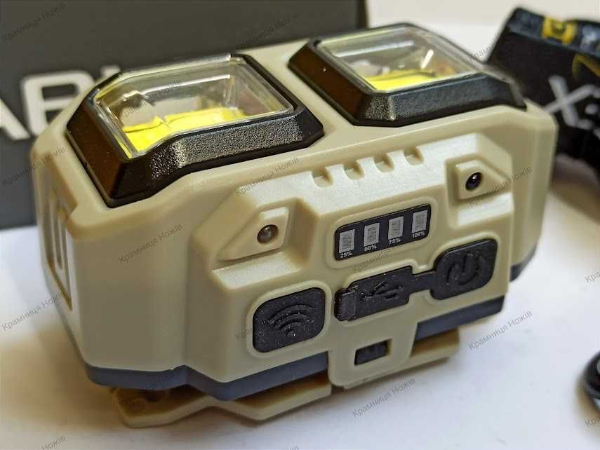 Налобний ліхтар Rablex RB971 білий+червоний Фонарик Rablex Сенсорный