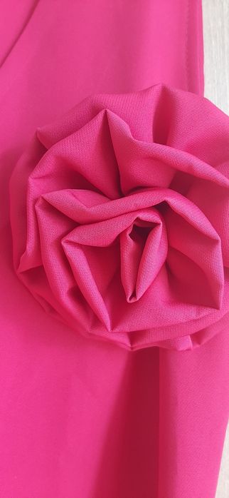 Śliczna sukienka fuksja do 104 biust nowa