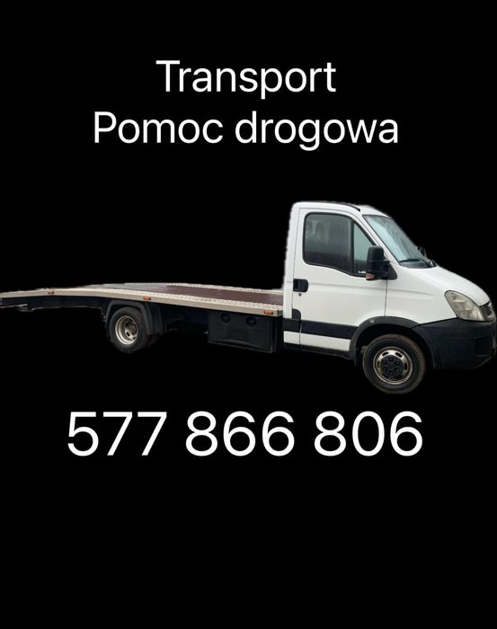 Transport autolaweta pomoc drogowa laweta przewoz aut maszyn