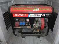 Дизельный генератор Kraftwele SDG7800 3F ATS  с будкой