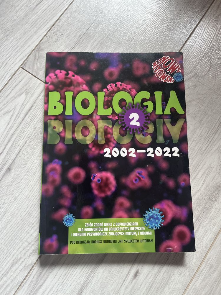 zbiór zadań Witowski biologia  tomy 1-4 Witowskiego