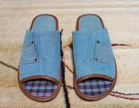 Тапочки комнатные джинсовые мужские, Белста - 44 размер