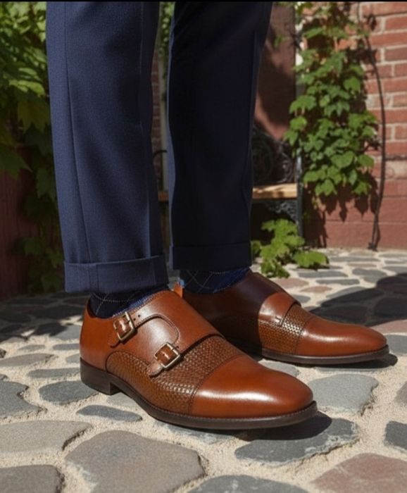 Нові,рідкісні туфлі лофери монки Pope Wears,Італія,р.43-44
pope wears
