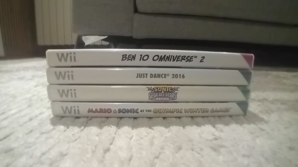 Pack de 4 jogos Wii