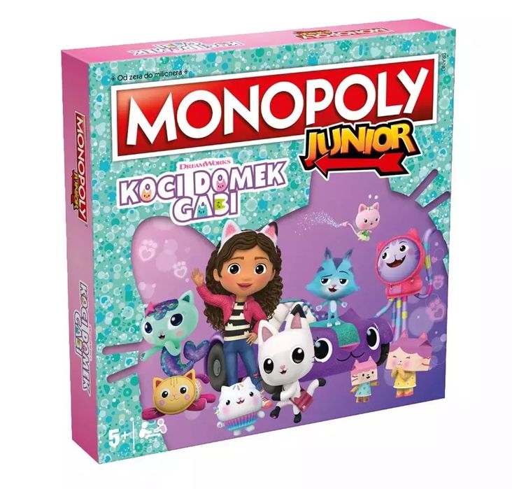 Monopoly Junior Koci Domek Gabi. Winning Moves