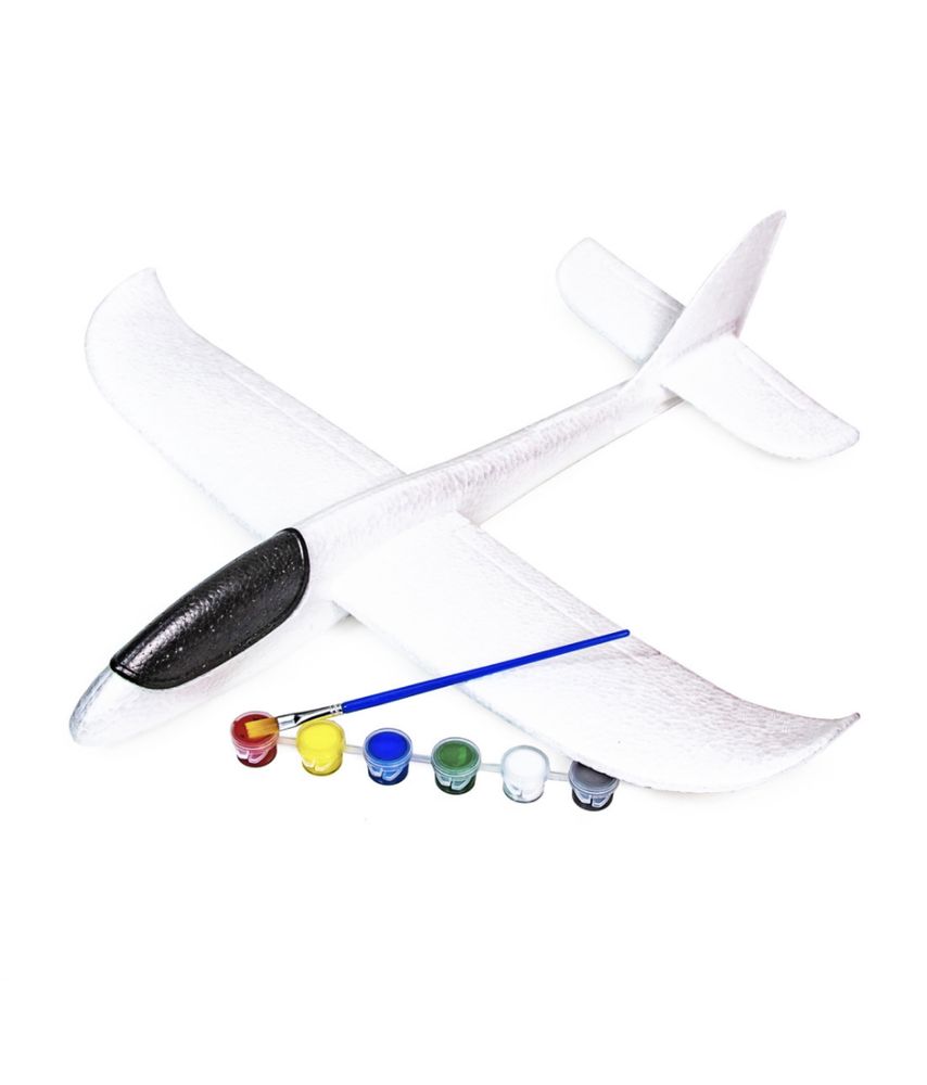 Літак-планер із фарбами