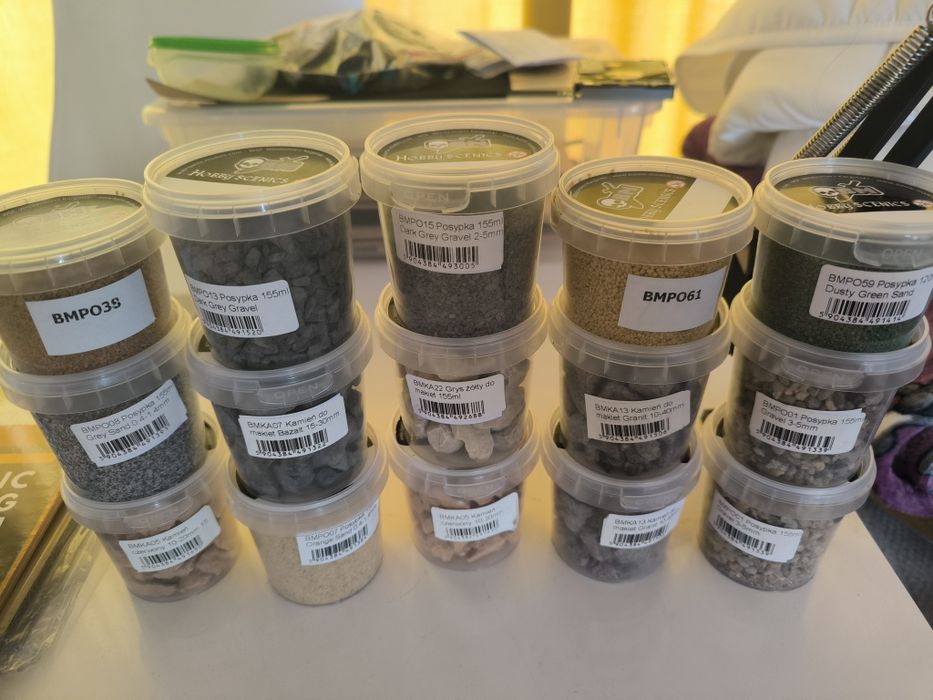 Battle Models Hobby Scenics - podypki i kamienie