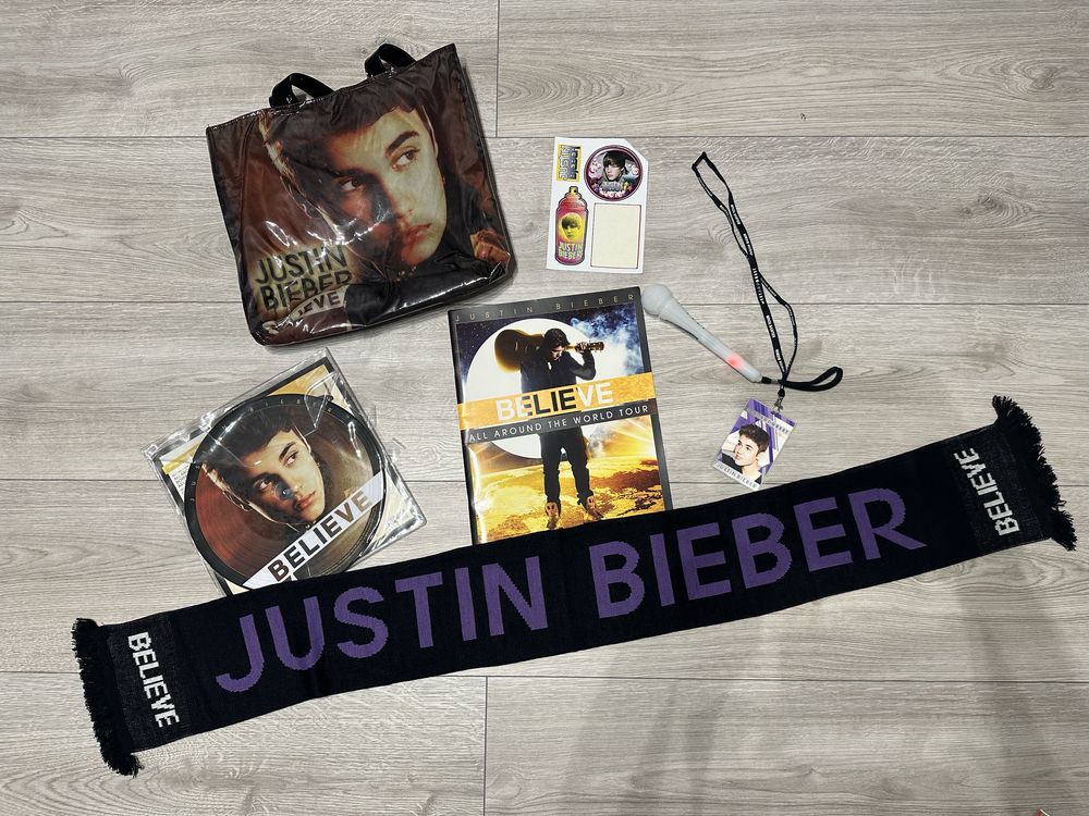 Bardzo unikatowa kolekcja winyli z osobistym autografem Justina Bieber