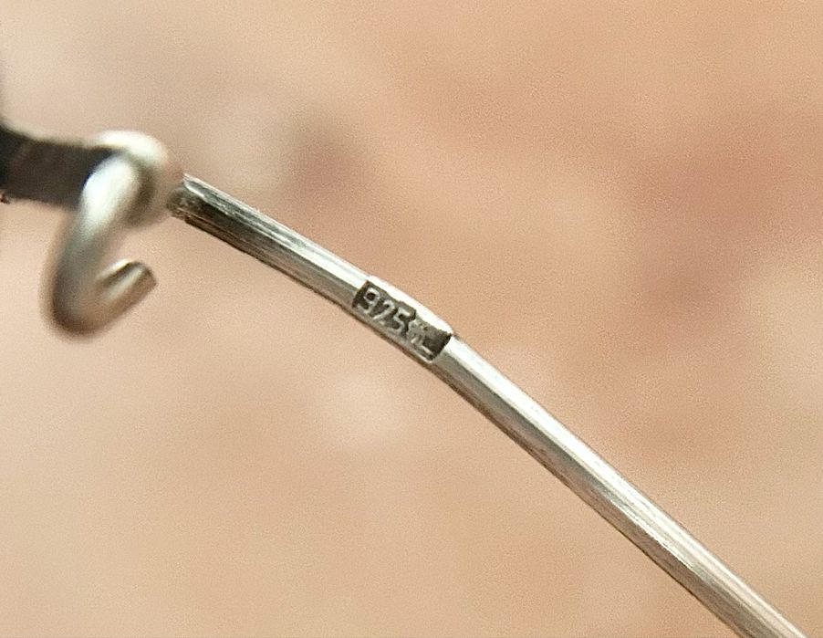 Srebrna zawieszka z hematytem