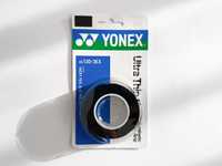 Owijka do badmintona Yonex Ultra Thin Grap AC130-3 0,4mm czarna