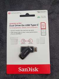 Флешка  накопичувачSanDisk 512 ГБ Ultra Dual Drive Luxe USB Type-C - д
