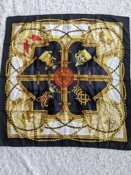 Hermes шовкова хустка шов роуль  оригінал шарф преміум бренду