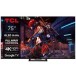 Акція! Телевізор 75 дюймів TCL 75QLED870 (QLED 144Гц Android TV 30Вт)