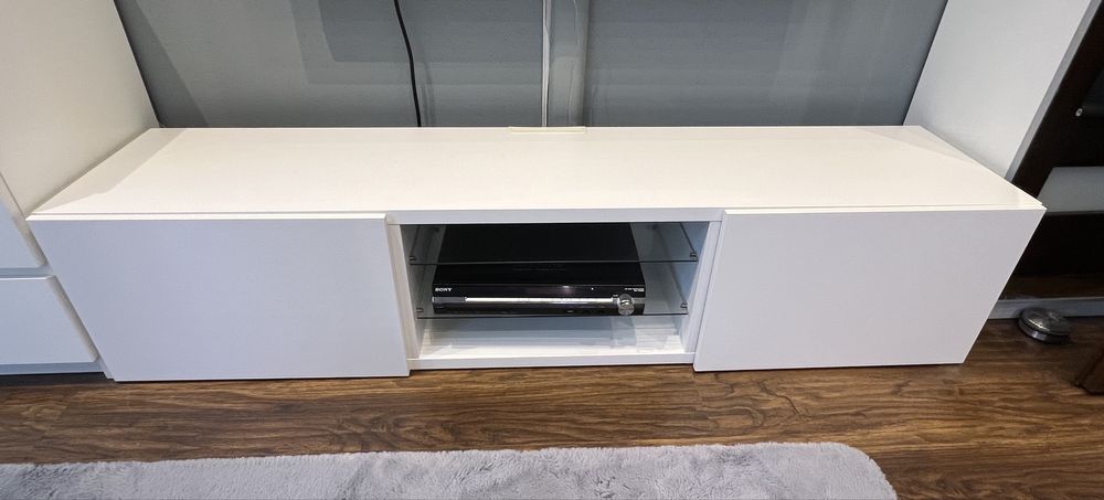 Komoda Szafka RTV IKEA Besta Biała